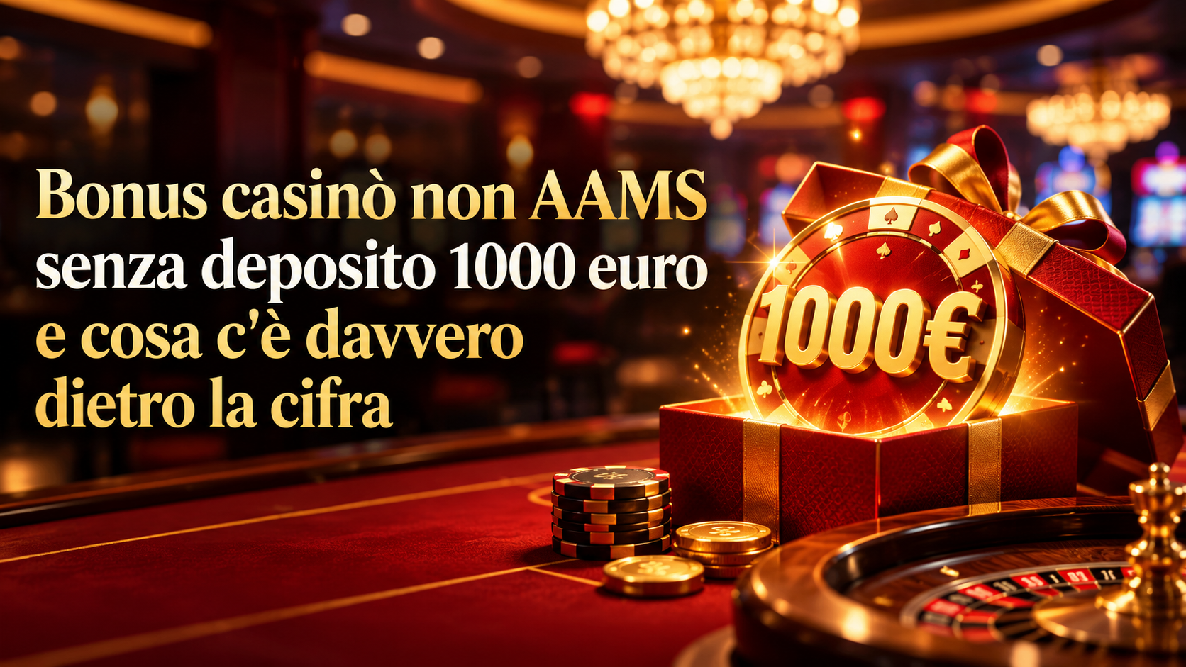 bonus casinò non AAMS senza deposito 1000 euro